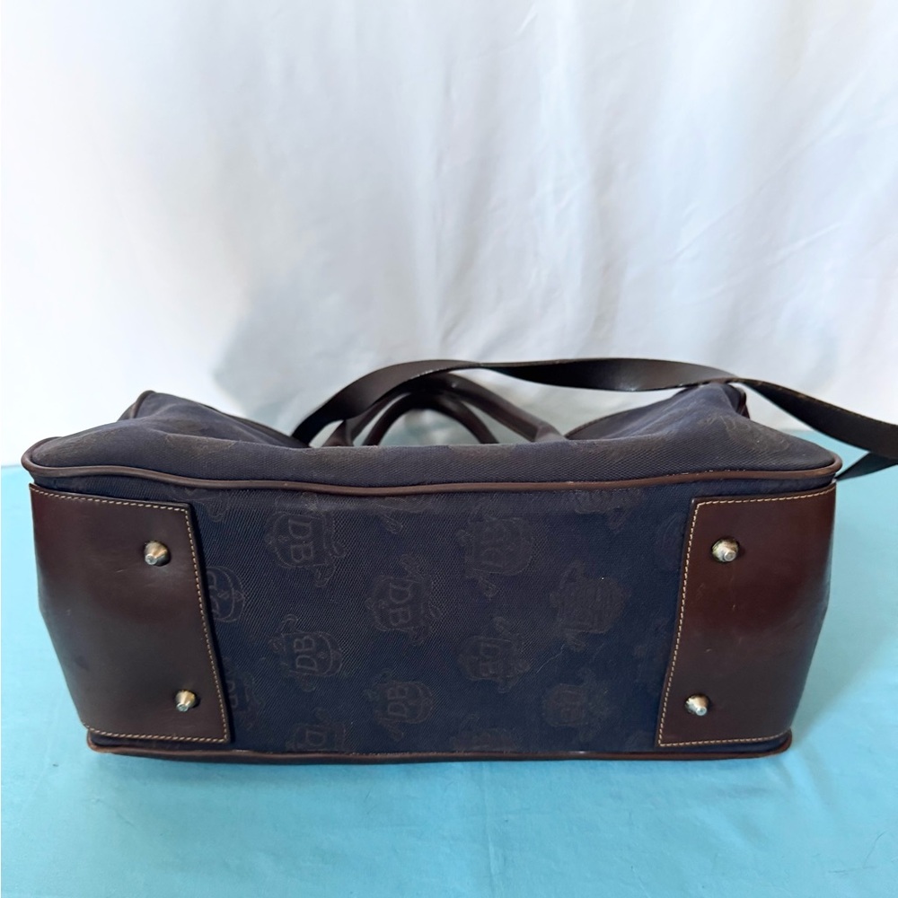 VINTAGE DOONEY & BURK NAVY SIGNATURE SATCHEL/CROSSBODY❗️ - Picture 3 of 8